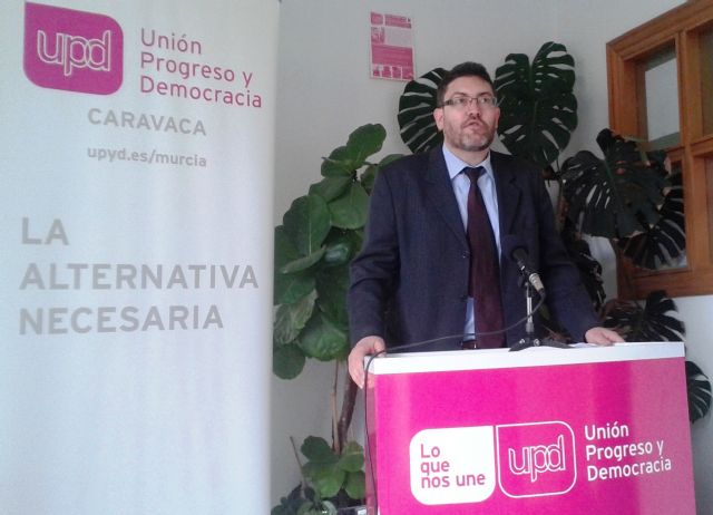 El portavoz y concejal de UPyD en Caravaca, Miguel Sánchez, renuncia a su acta de concejal