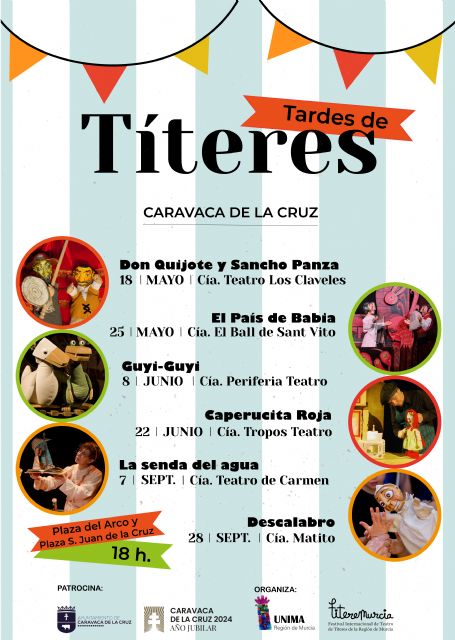 'Tardes de títeres en Caravaca', el nuevo festival de teatro de marionetas dirigido al público familiar