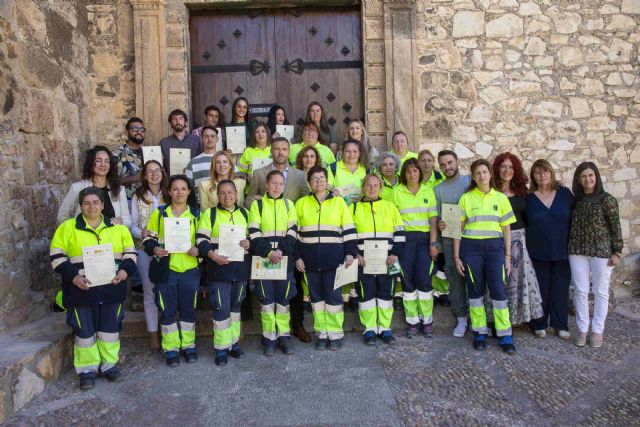 El Ayuntamiento de Caravaca y el SEF forman a 30 desempleados en jardinería y limpieza de espacios públicos