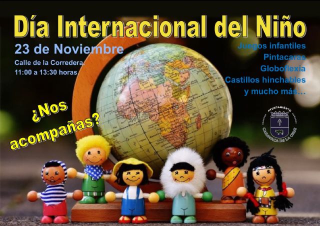 La Concejalía de Juventud del Ayuntamiento caravaqueño celebra este sábado el ´Día Internacional del niño´