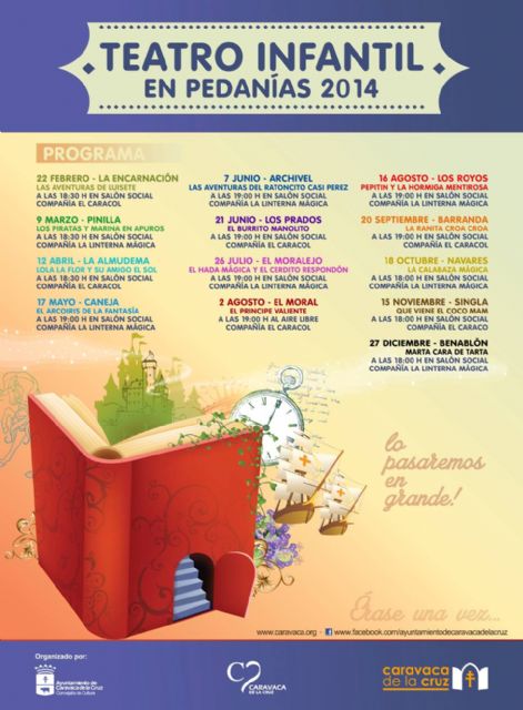 Programan trece representaciones de teatro infantil en las pedanías caravaqueñas