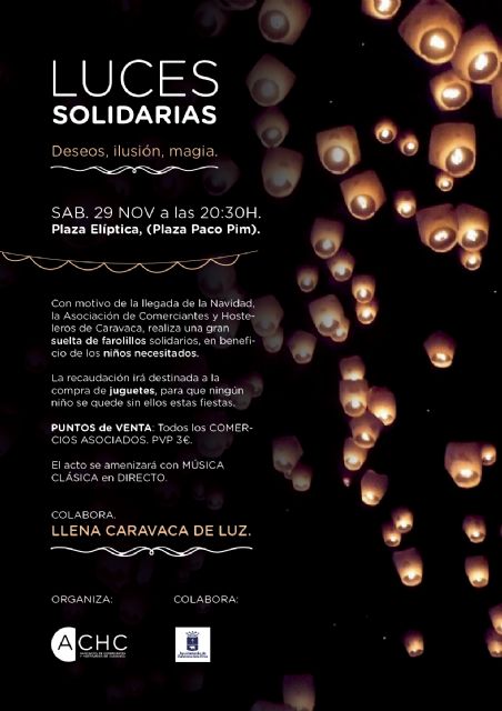 La iniciativa 'Luces Solidarias' recauda fondos para la compra de juguetes