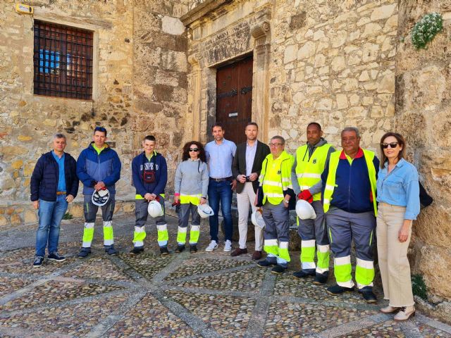 Un nuevo programa de empleo trabaja en actuaciones de embellecimiento en el casco histórico de Caravaca