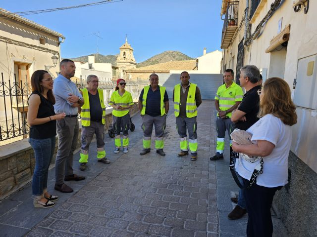 Un programa de empleo ha desarrollado en Caravaca trabajos de embellecimiento en el casco histórico y barrios adyacentes