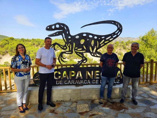 Caravaca crea un mirador en el Barranco del Gredero, uno los cinco monumentos naturales de la Región de Murcia, donde se localiza la Capa Negra