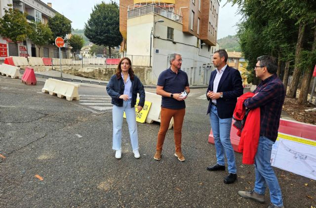 El Ayuntamiento de Caravaca inicia las obras para mejorar el tráfico y la seguridad vial en la carretera de Moratalla