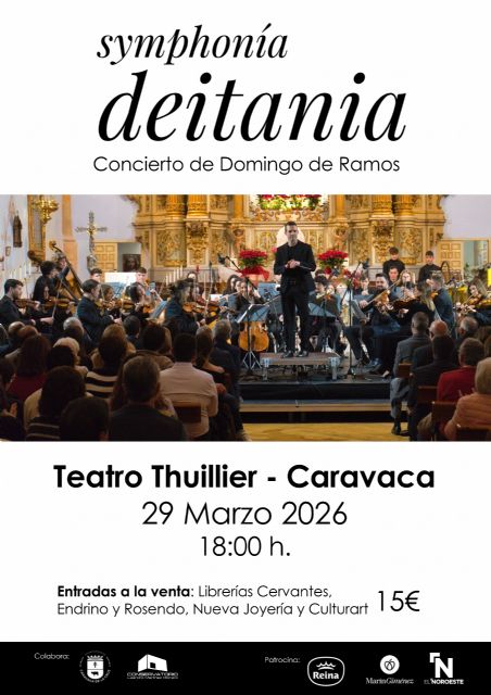 La orquesta Symphonía Deitania ofrecerá el Domingo de Ramos su segundo concierto tras su exitoso debut
