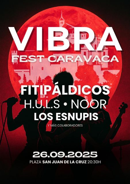 Caravaca lanza el ‘Vibra Fest’ para apoyar y dar visibilidad al talento musical joven del Noroeste