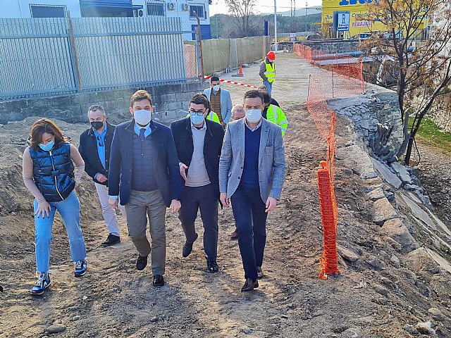 En marcha las obras del tramo final del Camino de Levante que conectan peatonalmente la Vía Verde del Noroeste con el casco histórico de Caravaca