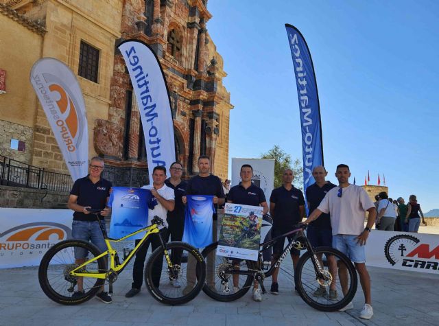 La Peregrina MTB estrena salida y meta en la explanada del Castillo de Caravaca