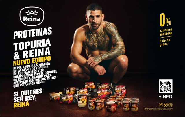 Reina incorpora a Ilia Topuria como embajador de marca