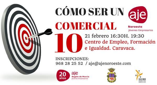 Abierto el plazo de inscripción en el taller gratuito 'Cómo ser un comercial 10'