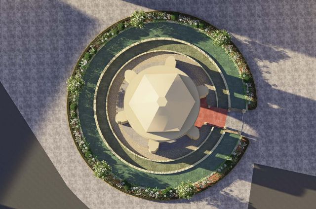 El ajardinamiento perimetral del Templete se renueva con 800 plantas de siete especies