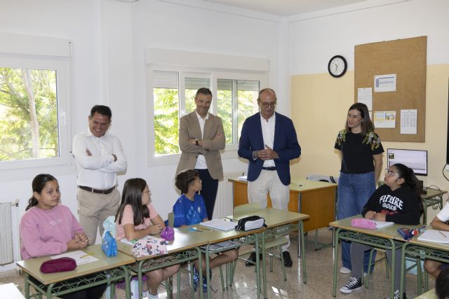 Barranda inicia el curso escolar con su colegio renovado tras una inversión de 330.000 euros