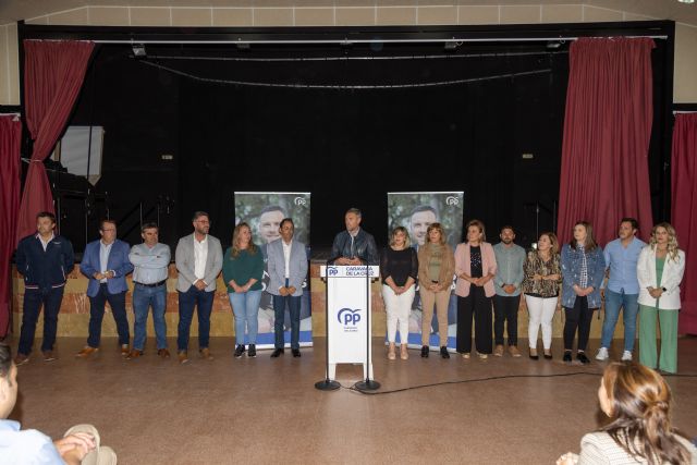 José Francisco García: 'Presentamos a un equipo de hombres y mujeres conocedores y apasionados de cada pedanía, que serán el eslabón directo con el Ayuntamiento y escucharán a sus vecinos de forma activa'