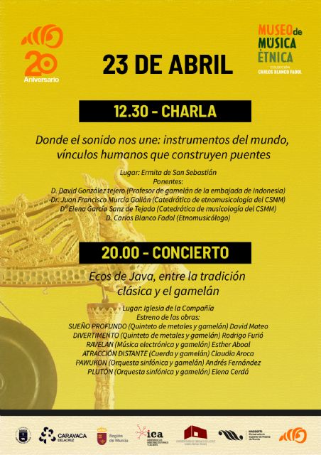 El Museo de la Música de Barranda conmemora su 20 aniversario con un ambicioso programa cultural