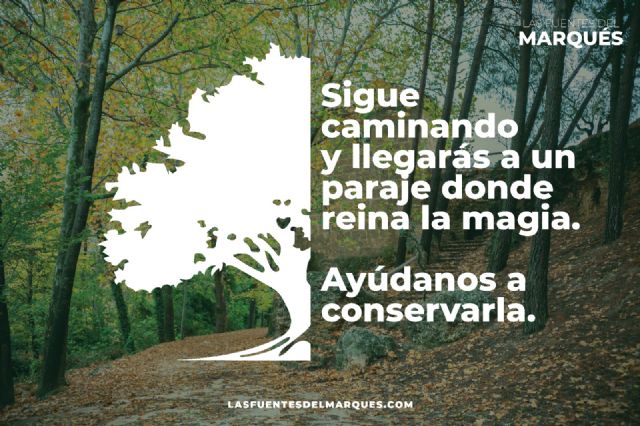 El Ayuntamiento de Caravaca crea un sendero peatonal para favorecer la llegada a pie y en bicicleta hasta las Fuentes del Marqués