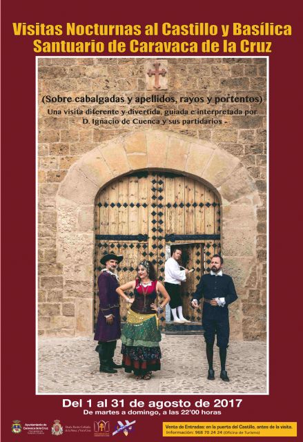 Las visitas nocturnas teatralizadas regresan en agosto con nuevos capítulos de la historia de Caravaca