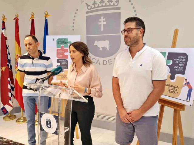 El Ayuntamiento de Caravaca pone en marcha un proyecto piloto que acerca la Oficina de Atención al Ciudadano a pedanías