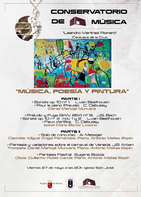 Música, poesía y pintura se dan la mano este fin de semana en la iglesia de San José del antiguo convento carmelita