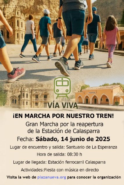 La asociación Plaza Nueva convoca una marcha reivindicativa para pedir la conexión ferroviaria de la comarca del Noroeste con Albacete