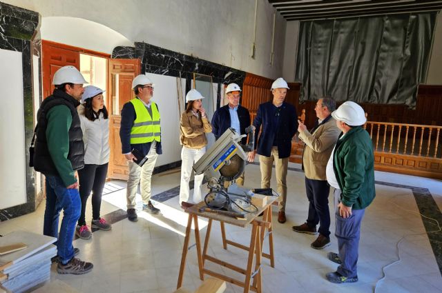 El Ayuntamiento de Caravaca se somete a una reforma que conjuga conservación patrimonial y modernización de servicios públicos