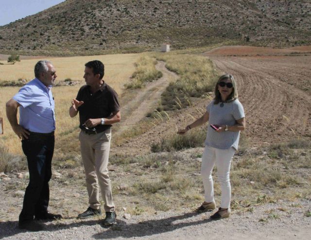 La directora general de Fondos Agrarios visita varias fincas en Caravaca de la Cruz