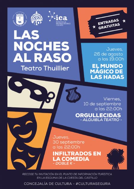 El Teatro Thuillier retoma su actividad con un espectáculo infantil y dos representaciones para el público adulto