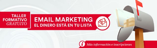 Últimas plazas para el curso 'Email marketing', que se imparte el miércoles en la Casa de la Cultura