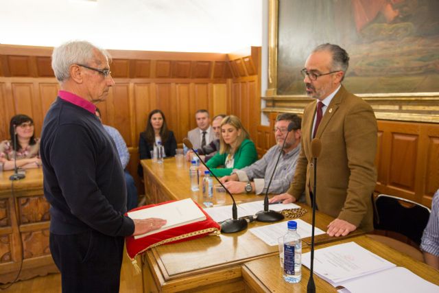 Jesús Sánchez García toma posesión como concejal del Grupo Municipal Socialista del Ayuntamiento de Caravaca