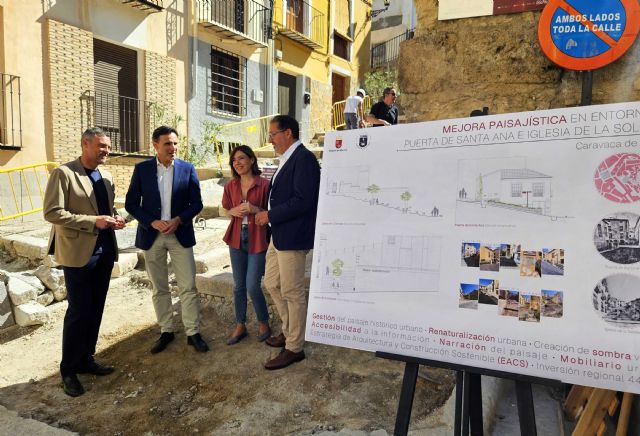Caravaca continúa revitalizando su casco histórico con la mejora del entorno la antigua iglesia de La Soledad