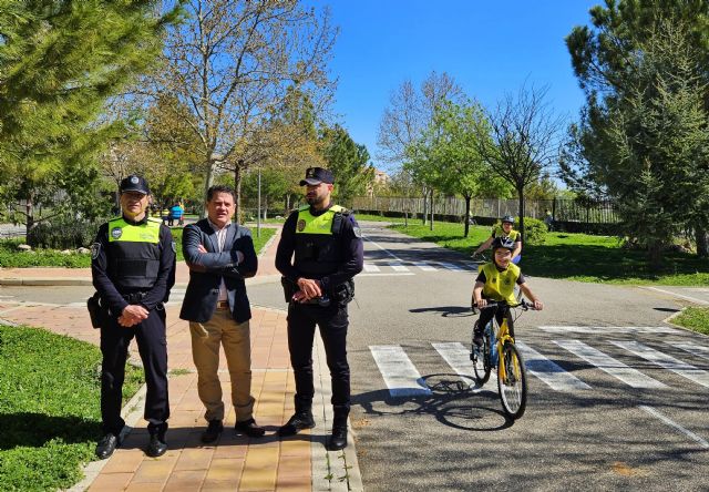 Cerca de 400 escolares de Caravaca aprenden seguridad vial con formación en el Parque de Tráfico
