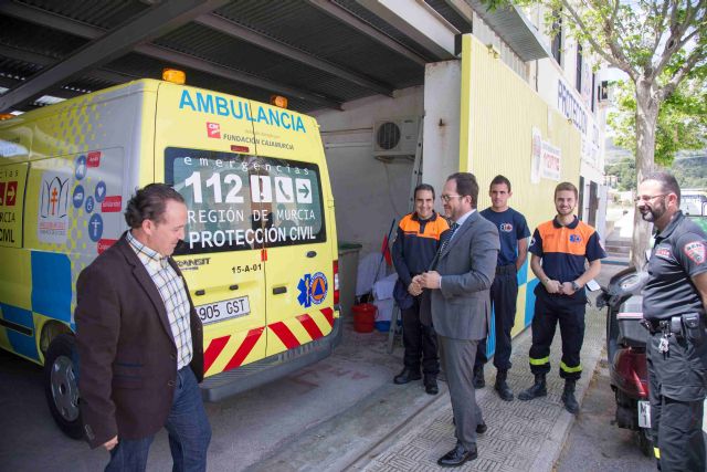 Manuel Durán y Pedro Antonio Muñoz coordinan los trabajos del Puesto de Mando Avanzado en la sede de Protección Civil