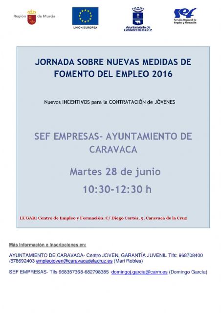 El Centro de Empleo acoge mañana una jornada de presentación del servicio 'SEF empresas'