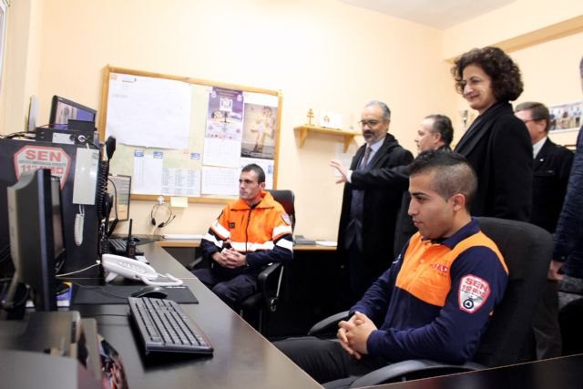 La Comunidad mejora la coordinación de las emergencias en Caravaca con un nuevo centro remoto del 1-1-2