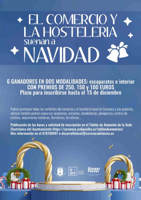 El Ayuntamiento de Caravaca convoca el primer concurso de decoración 'El comercio y la hostelería suenan a Navidad'