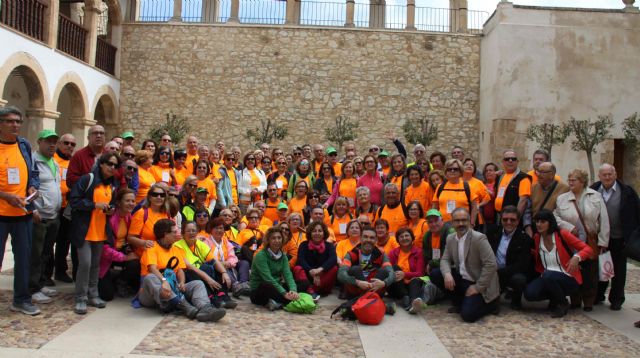 El Grupo de Senderismo Sénior de Cartagena peregrina a Caravaca de la Cruz