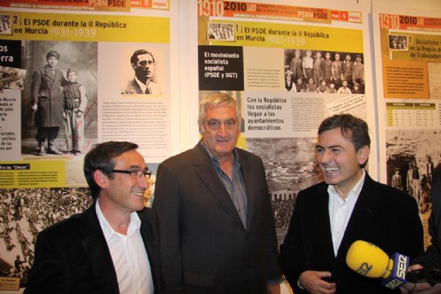 Luis Gabriel Martinez Elbal junto a Juan Romero y Pedro Saura
