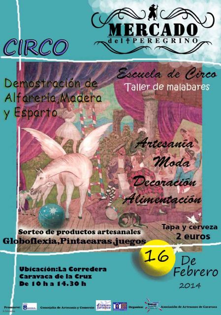 El Mercado del Peregrino regresa este domingo a la Corredera con una edición dedicada al circo