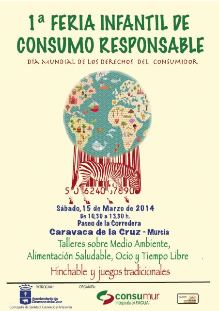 Ayuntamiento y Consumur celebran el sábado la I Feria Infantil de Consumo Responsable