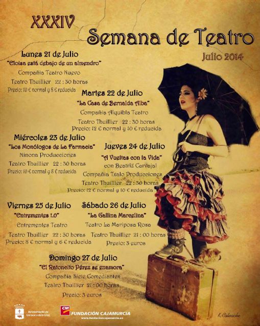 Comienza la Semana de Teatro de Caravaca con una adaptación de 'Elosía está debajo de un almendro'