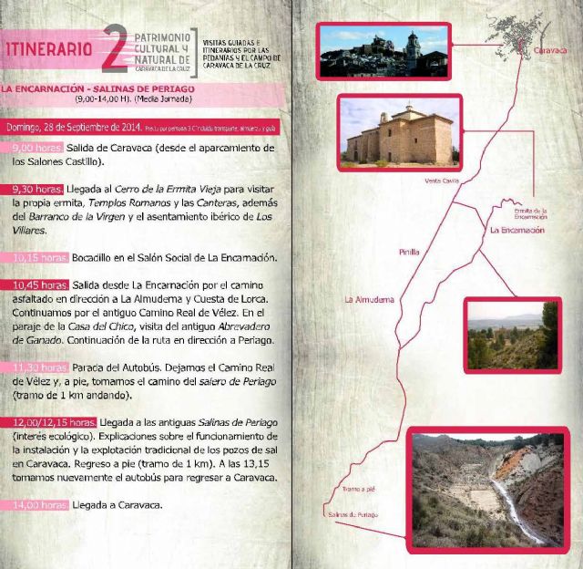 Turismo oferta una visita guiada por el Sitio Histórico de La Encarnación y las salinas de Periago