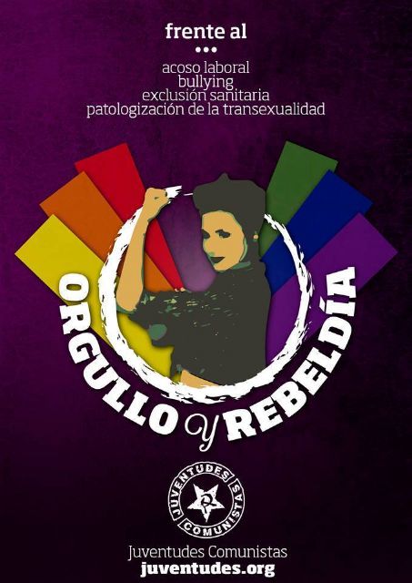 Las Juventudes Comunistas en la Región de Murcia denuncian la agresión LGTBI-fóbica del pasado lunes en Caravaca de la Cruz.