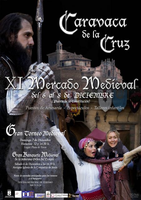 El Mercado Medieval de Caravaca regresa al casco histórico de la ciudad los días 6, 7 y 8 de diciembre