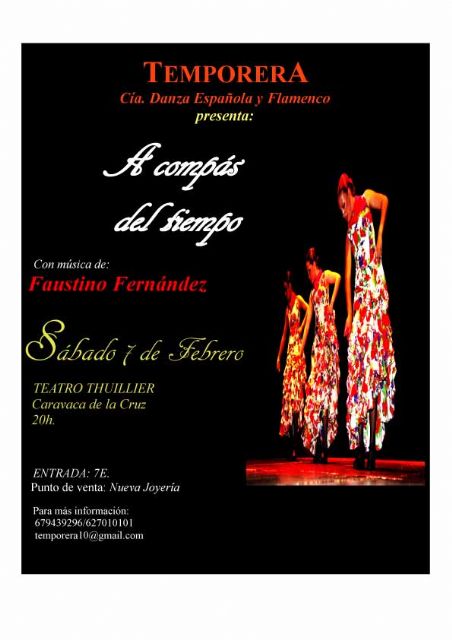 El baile y el cante flamenco llegan a Caravaca con 'A compás del tiempo'