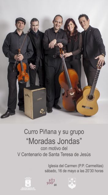 El cantaor Curro Piñana interpreta este sábado versos de Santa Teresa a ritmo del flamenco