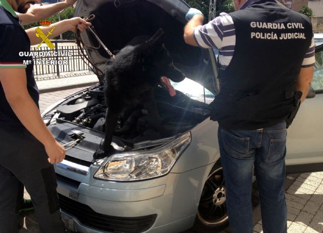 La Guardia Civil desmantela un punto de venta 'al menudeo' en Caravaca de la Cruz