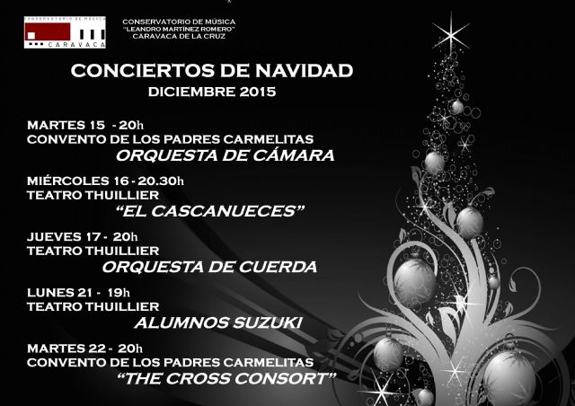 El Conservatorio celebra la Navidad con conciertos y la representación de 'El Cascanueces'