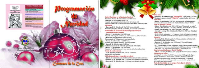 Actividades culturales, infantiles y deportivas para festejar la Navidad en Caravaca