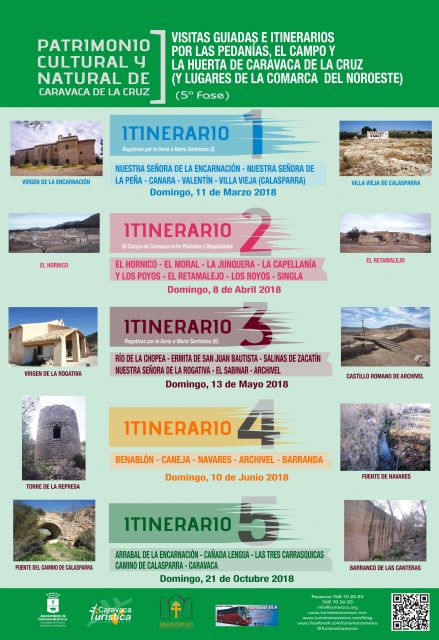 La Concejalía de Turismo presenta la quinta edición de las visitas guiadas a las pedanías, el campo y la huerta de Caravaca